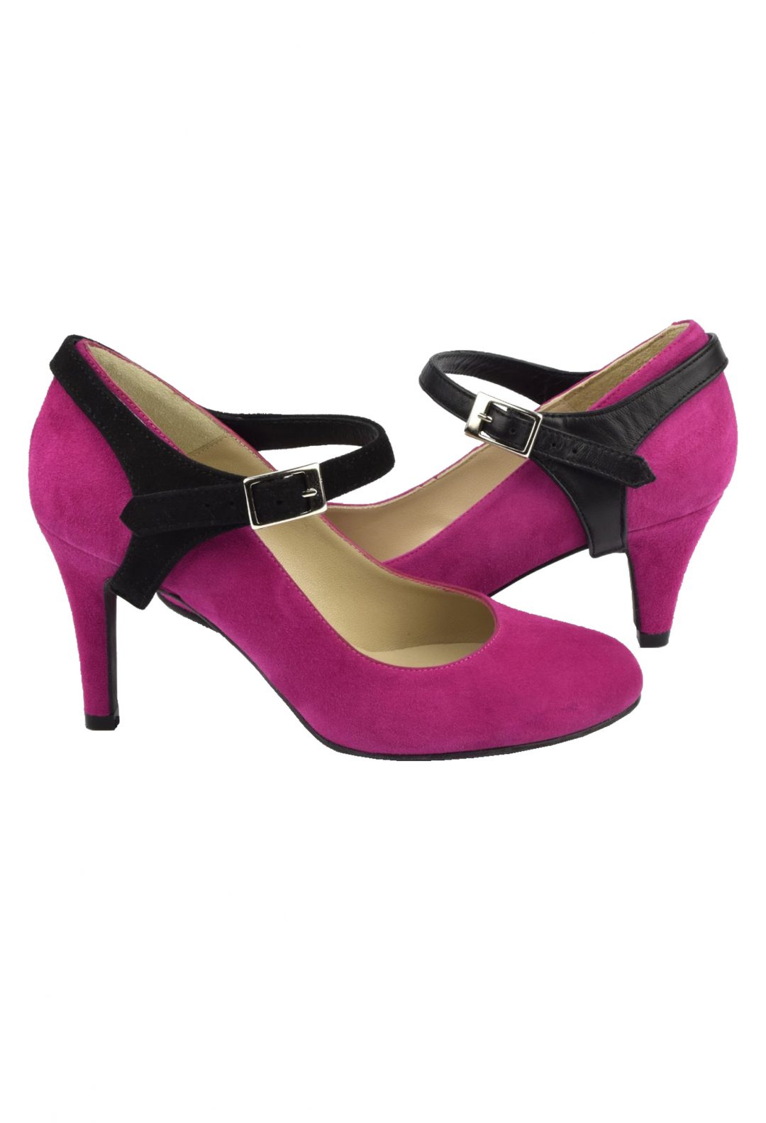 Escarpins à bride arrière en cuir noirs | Essentiel Antwerp France